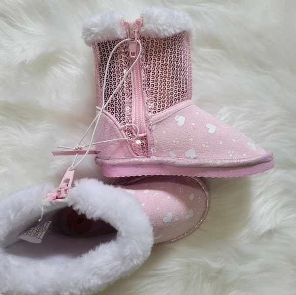 Disney Princes Pink Sequin Princess Boots - Picture 11 of 12